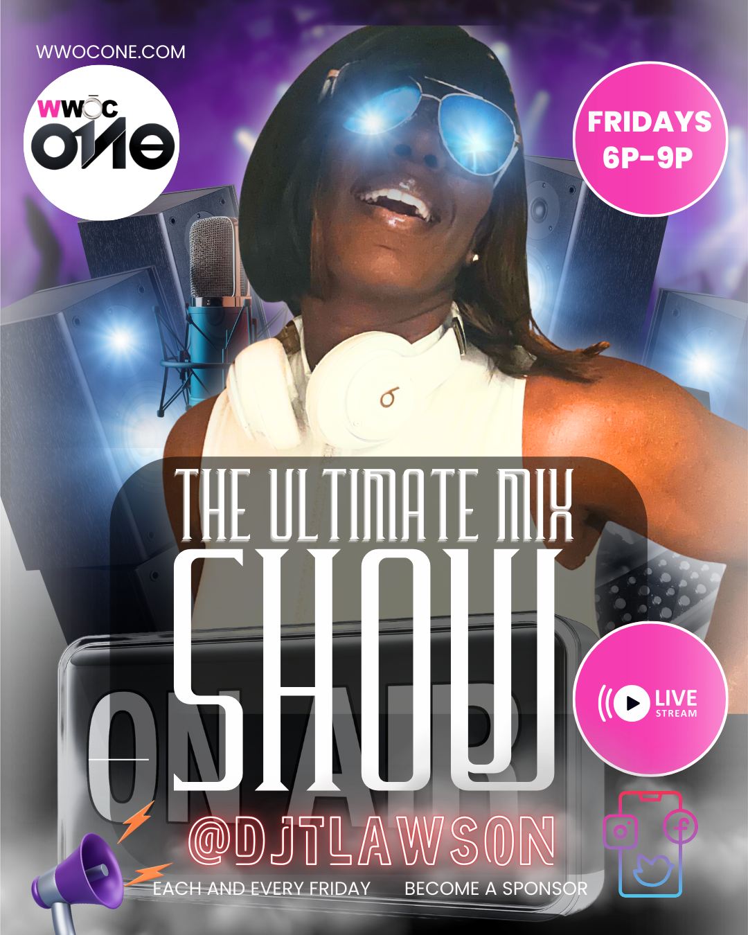 The Ultimate Mix Show Fridays 6p-9p