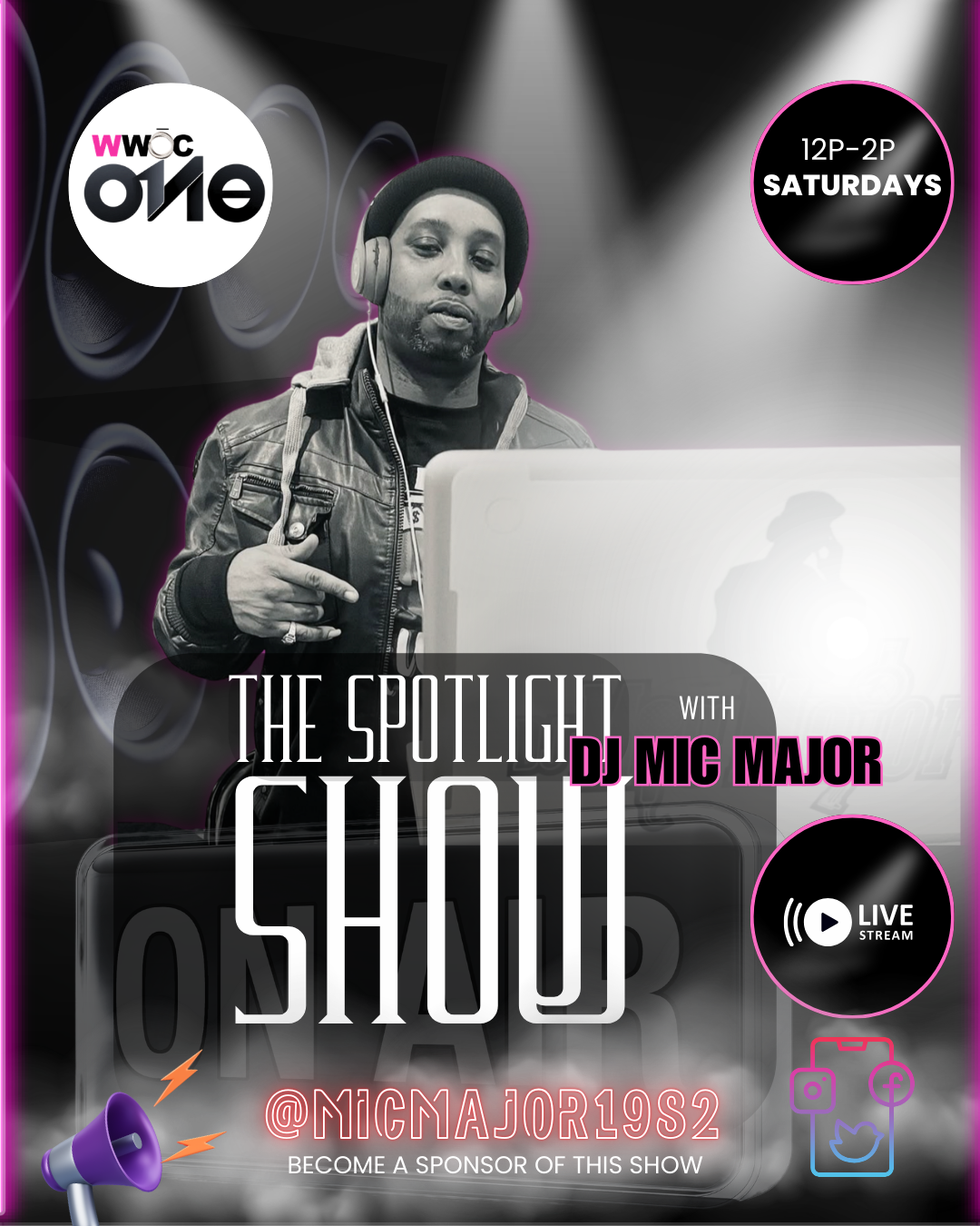 The SPOTLIGHT Show Saturdays 12p-2p